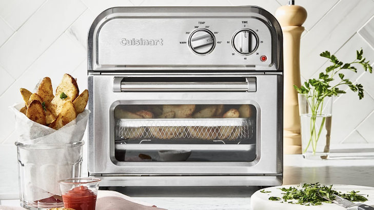 A Cuisinart air fryer and toaster oven.