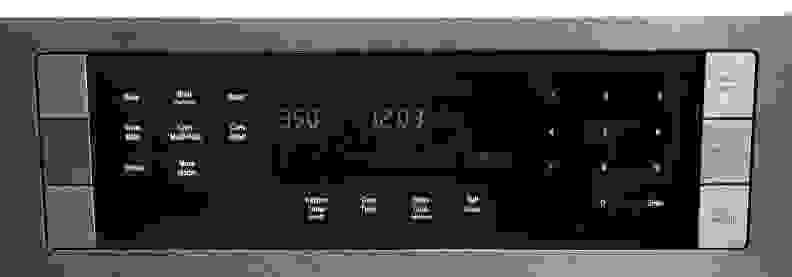 The Bosch HBL8451UC's control panel.