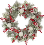 Product image of HGTV Home Collection Frosted Traditions Wreath