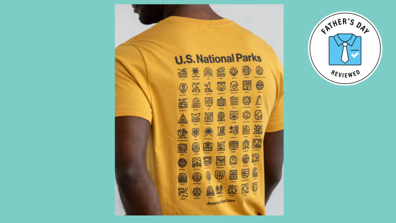 A cool shirt where he can check off each National Park he visits