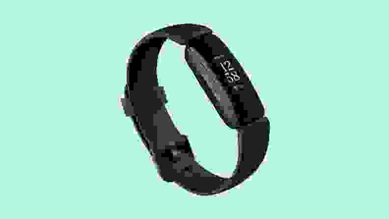 black smart watch