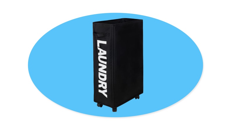 Caroeas hamper on a blue background