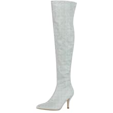 Product image of Allegra K Glitter Pointed Toe Stiletto Heel Over the Knee High Boots