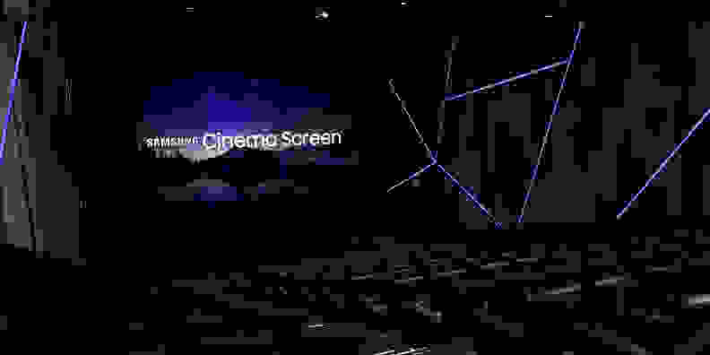 The Samsung Cinema LED Screen