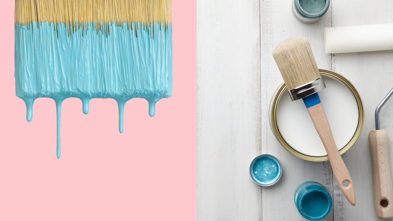 Chalk paint tends to be thicker than traditional paints, which prevents it from dripping as readily, and it also means that it generally requires fewer coats. When painting, use a special brush meant for chalk paints.