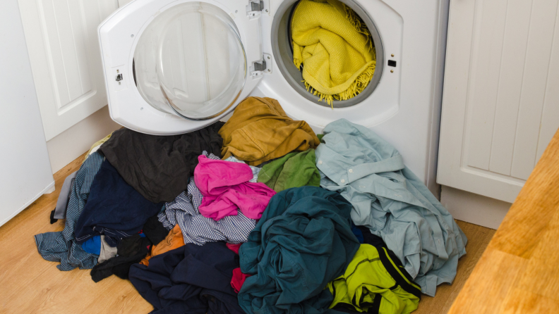 Don't overload your washer or dryer.