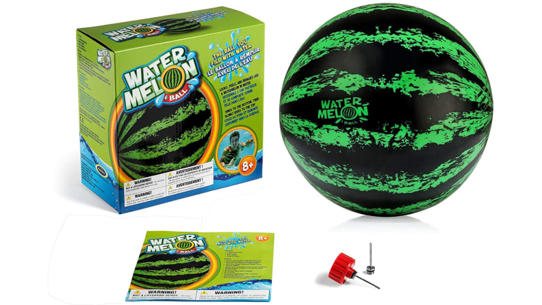 Watermelon Ball for pool on white background