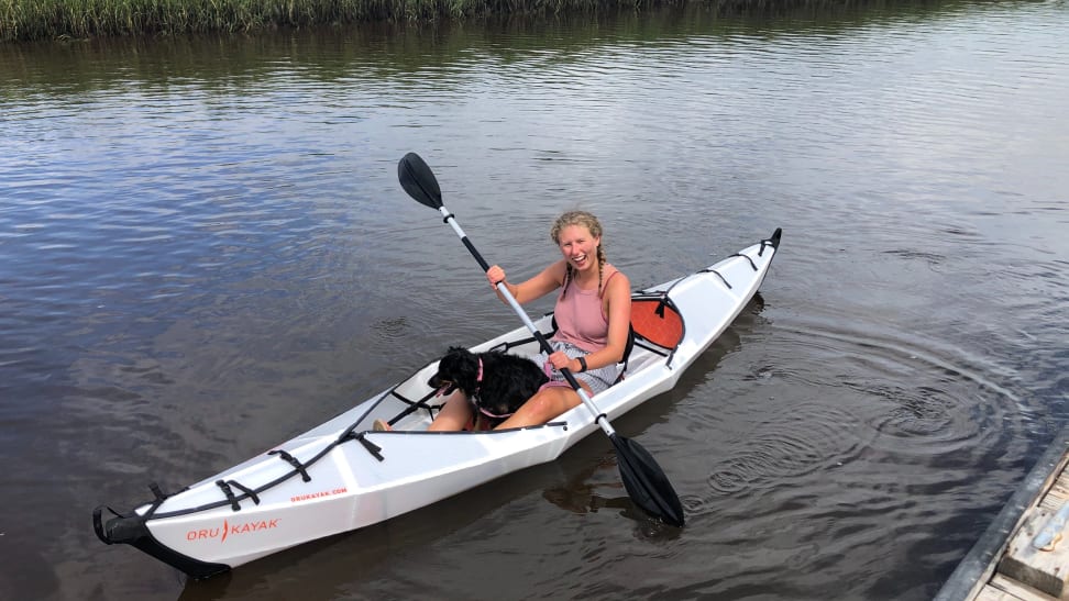 This collapsible kayak is perfect for on-the-go summer adventures