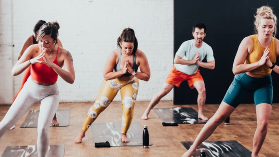 Core work with a yoga block — YOGABYCANDACE
