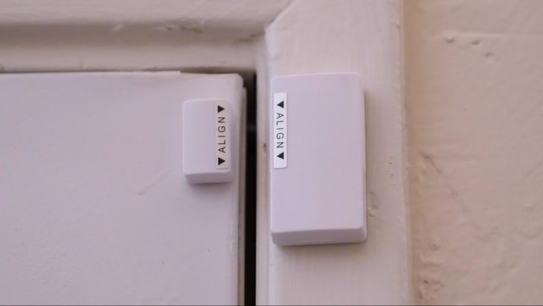 The Adobe Security Kit's door sensor in place.