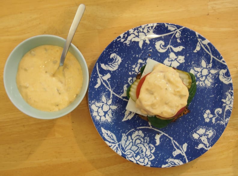 Special Sauce on burger