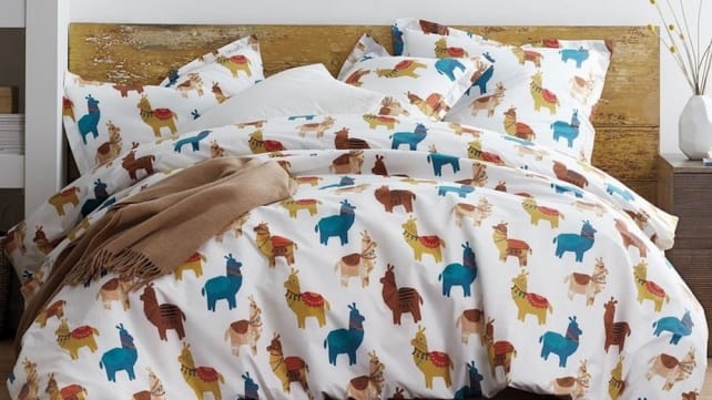 Llama duvet cover