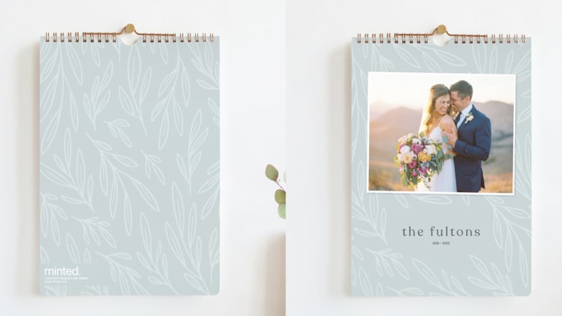 Calendar with photos on it