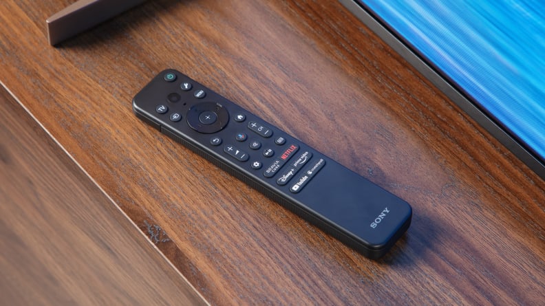 The remote for the Sony X93L.