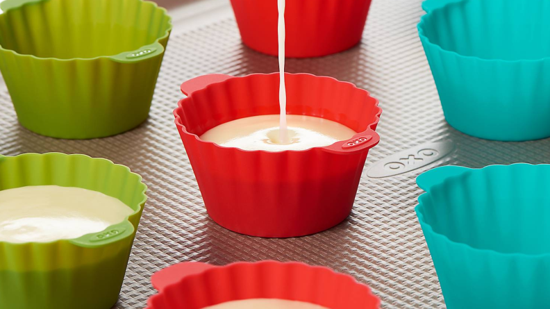 You can use these silicone baking cups again and again.