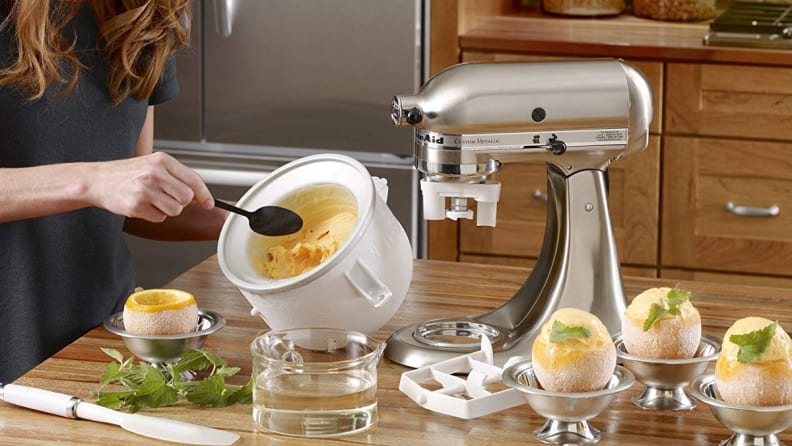 New attachments help make kitchenaid® stand mixer A true “culinary center”