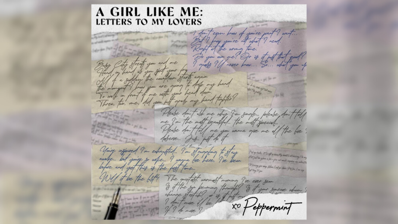 The cover art for Peppermint's A Girl Like Me album.