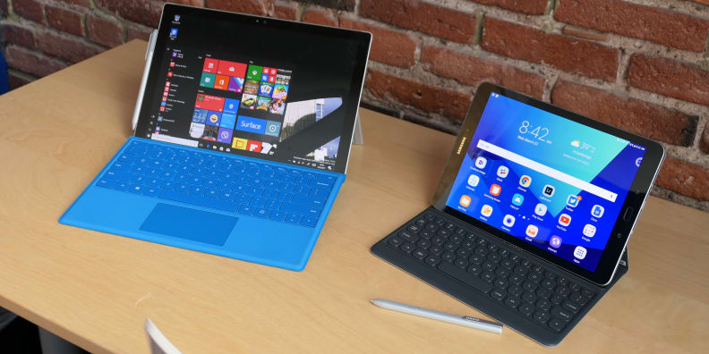 Samsung Galaxy Tab S3 and Surface Pro 4