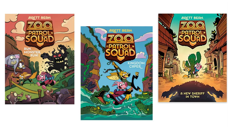 Three books from the Zoo Patrol series