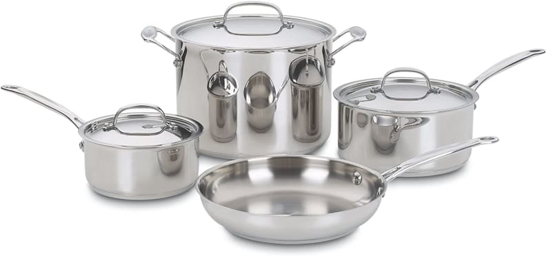 Cuisinart MultiClad Pro 12-Piece Stainless Steel Cookware Set MCP-12N - The  Home Depot