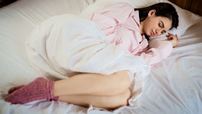 How to sleep: Wearing socks to bed then taking them off may help