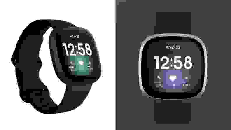 Close up of Fitbit Versa 3.