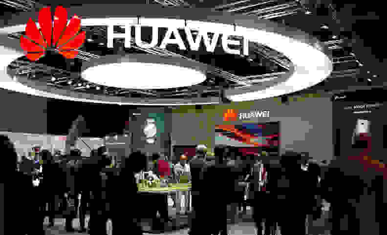 Huawei's booth at IFA 2015 in Berlin.