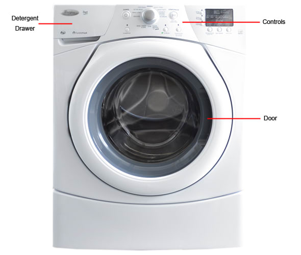 Whirlpool Wfw9400sw 27 Inch Front Load Washer With 4 0 Cu Ft Capacity 14 Wash Cycles 5 Temperature Options Built In Heater Direct Inject Wash System Quiet Wash Plus Noise Reduction System And Care