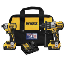 Product image of DeWalt 20V Max Hammer Drill and Impact Driver