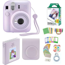 Product image of Fujifilm Instax Mini 12 Instant Camera with Case, 20 Fujifilm Prints, Decoration Stickers, Frames, Photo Album and More Accessories