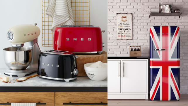 Smeg appliances and union jack fridge
