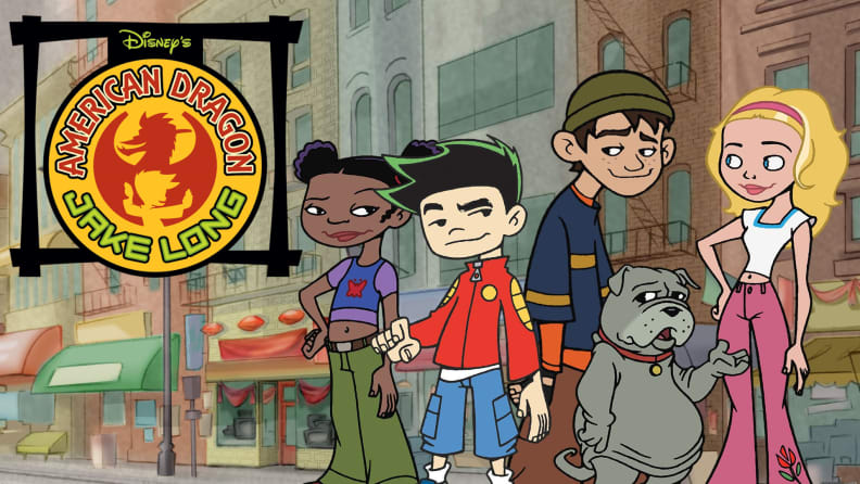 The principal characters of American Dragon: Jake Long.