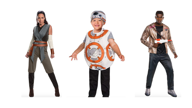 The force will be with you when you're all dressed as your favorite Star Wars characters.