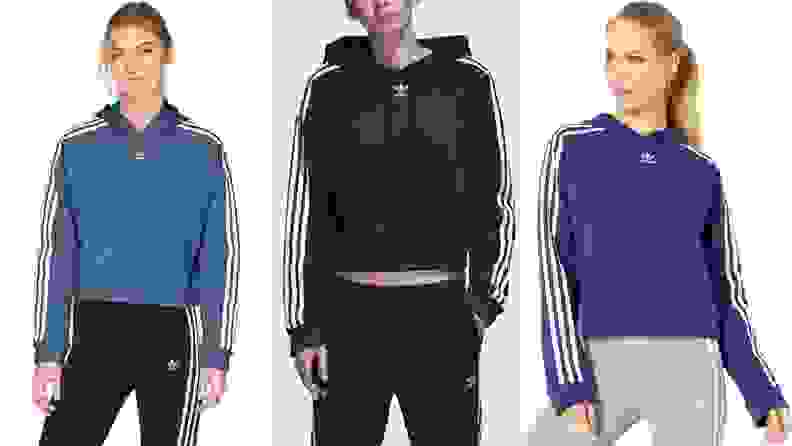 Adidas cropped hoodie