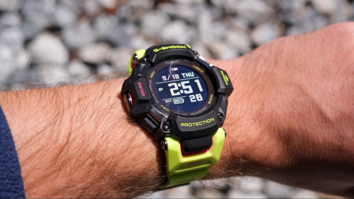 The Casio G-Shock GBD-H2000 on our tester's wrist.