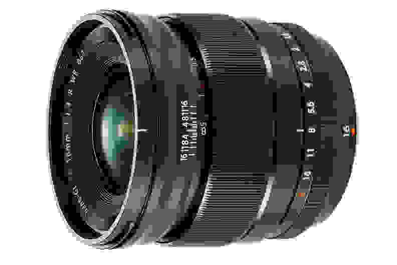A manufacturer image of the XF16mmF1.4 R WR lens.