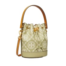 Product image of T Monogram Leather Mini Bucket Bag