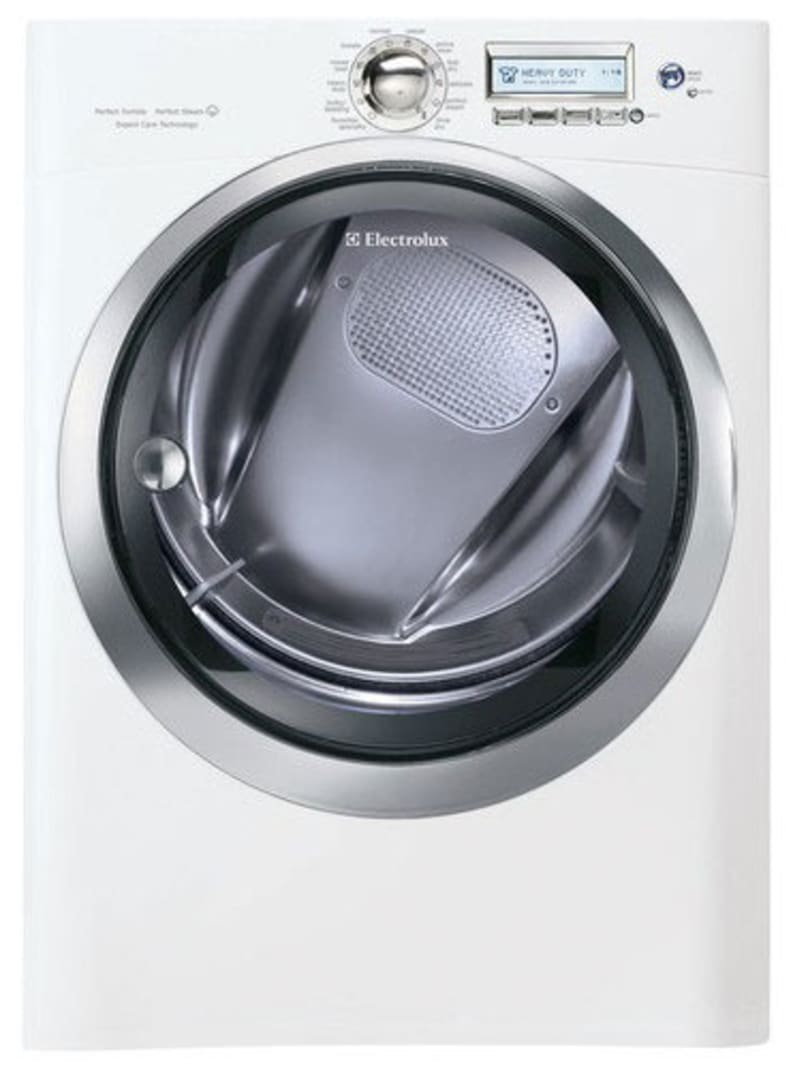The 8-cu.-ft. Electrolux EWMGD70JIW offers a minimalist visual style with surprisingly deep functionality.