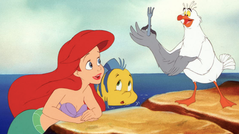 A scene from "The Little Mermaid"