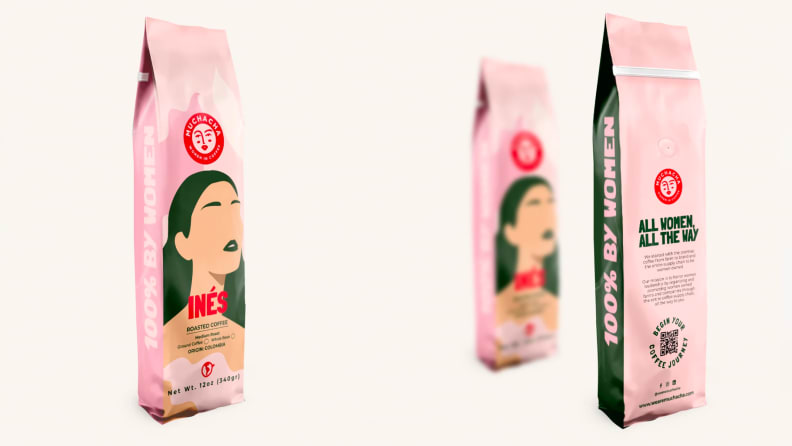 coffee beans in a bag