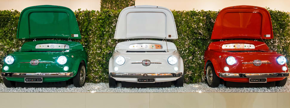 fiat 500 fridge