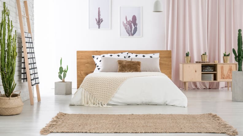 A clean, clutter-free bedroom