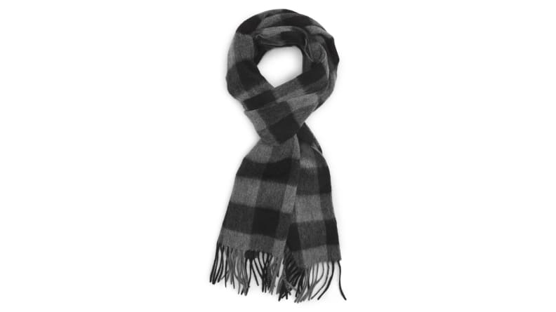Check Cashmere Scarf