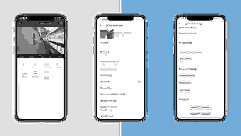 Three screenshots of the Tapo app.