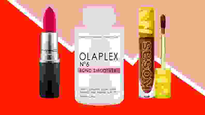 Various makeup items.