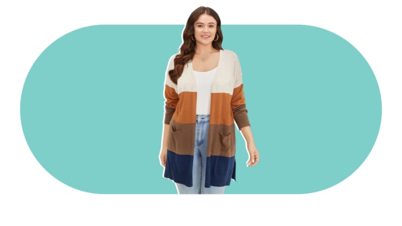 Jcpenney plus top size cardigans