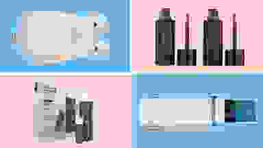 collage of four beauty products