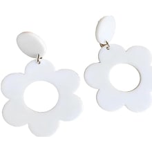Product image of Daisy Flower Drop Dangle Acrylic Earrings