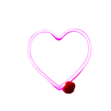 Product image of XF Pink Heart Neon Sign