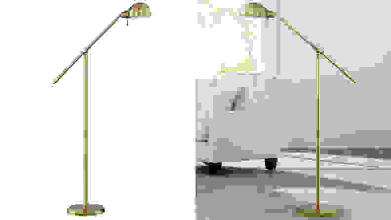 Two angles of the 360 lighting antique lamp